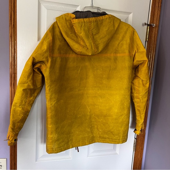 Taylor Stitch Winslow Waxed Cotton Halley Stevensons Wool Jacket Mens size 38 M - Picture 5 of 8